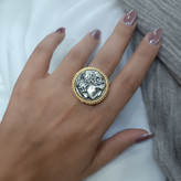 انگشتر طرح سکه یونانی