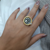 انگشتر طرح سکه یونانی