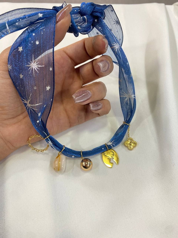 گردنبند پارچه ای فشن زارا