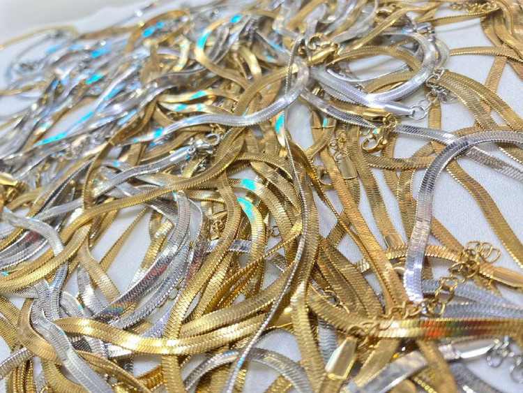 ست دستبند و گردنبند ماری{ هرینگبون}