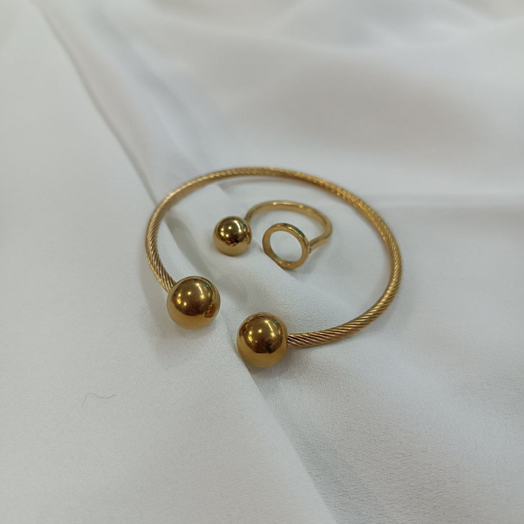 ست ساعت ، دستبند و انگشتر زنانه