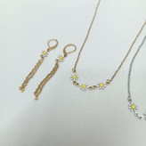 نیم ست بابونه تمام استیل